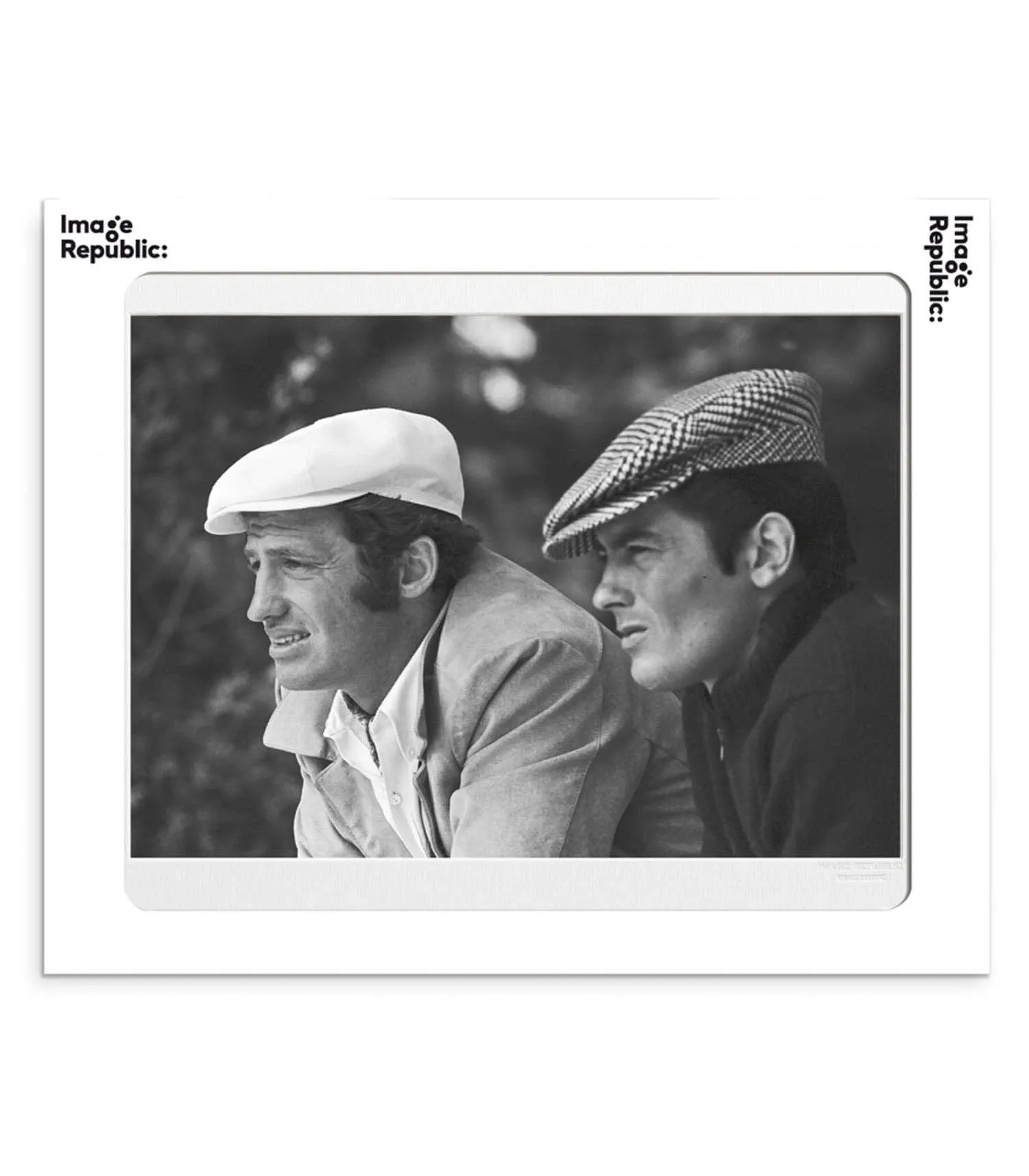 Affiche La Galerie Casquette Delon Belmondo Gam 40 x 50 cm Image Republic - Jane de Boy
