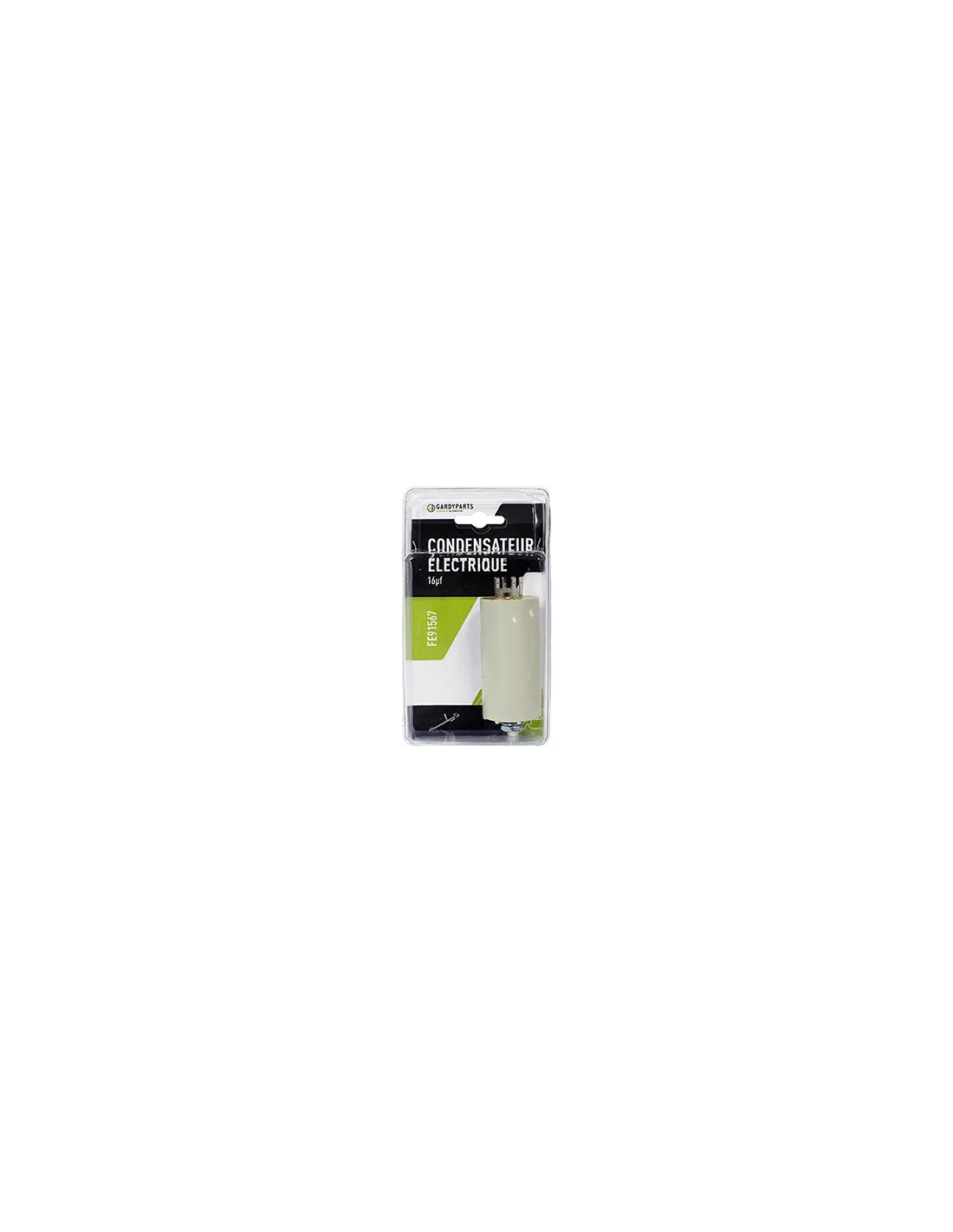 condensateur universel 16uf. (sous coque).