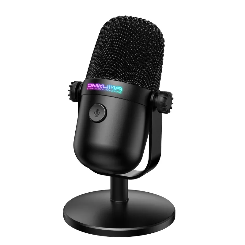 Microphone USB RGB Condensateur Plug and Play 48KHz