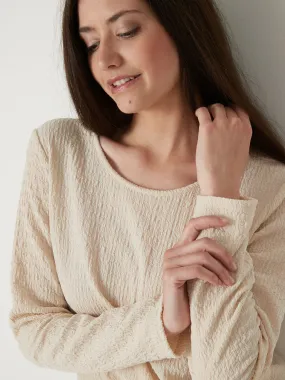 Tee-shirt en maille fantaisie
